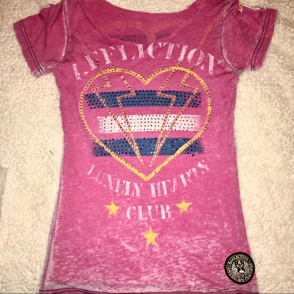 NWOT AFFLICTION TEE (SMALL) SALE